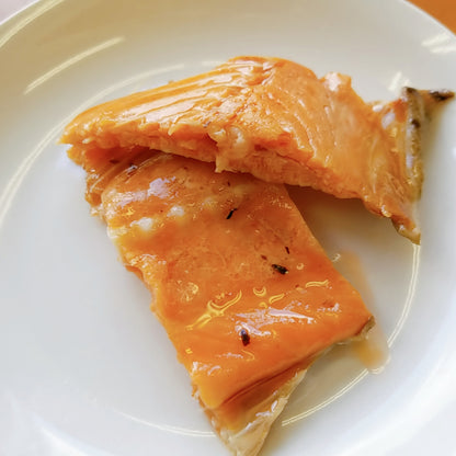 Seared Salmon Trout with Bones and Salt