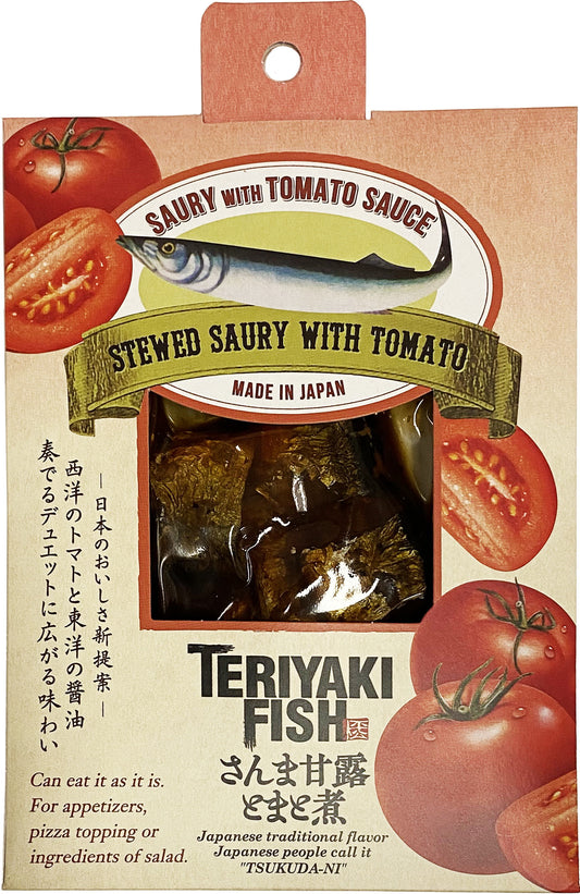 STEWED SAURY WITH TOMATO
