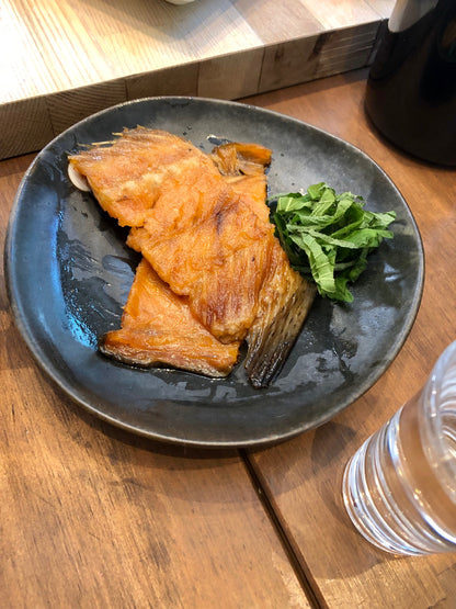 Seared Salmon Trout with Bones and Salt